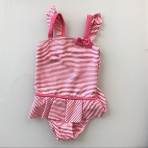 [girls] swimsuit seersucker 18/24 months